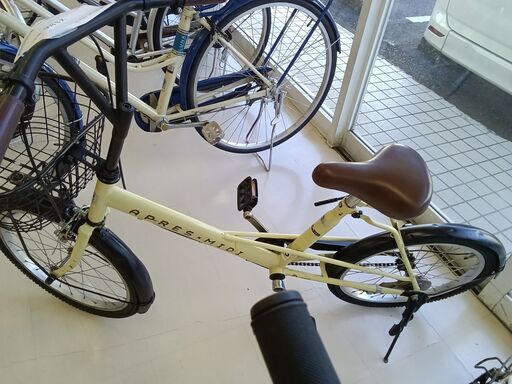 ★ジモティ割あり★  自転車 20 クリーム クリーニング済み TC1586