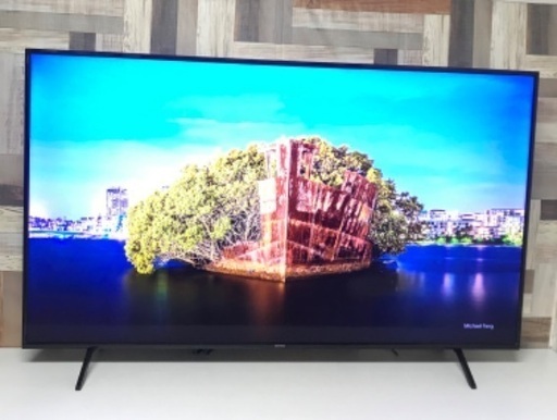 即日受渡❣️65型 4K液晶TVスピーカー数2チャンネル大画面で迫力の映像49500円