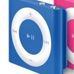 iPod shuffle(本体色：青)とヘッドホン　説明書あり