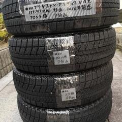 ○40中古　ブリヂストン　ブリザック　VRX　155/65R14...