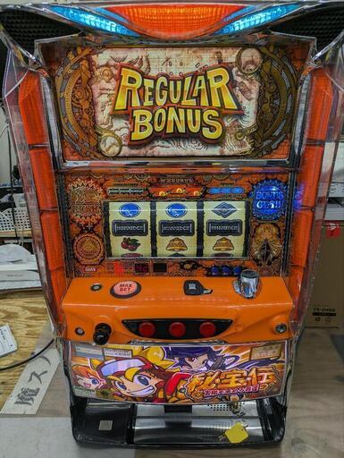 パチスロ実機 秘宝伝～太陽を求める者達～ コイン不要機 ID：126-012752-007