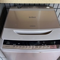 洗濯機-HITACHI- BW 100WV -2015 年製