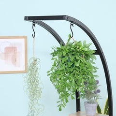 ディスプレイラック 幅80×奥行33×高さ143×cm ブラック フラワースタンド