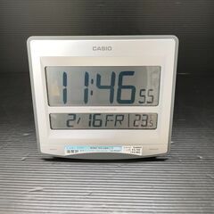 温度計付き電波時計　掛け置き時計　CASIO　カシオ　ID-26J
