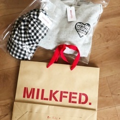 MILKFED. ミルクフェド ロゴキャップ＆パーカー 新品