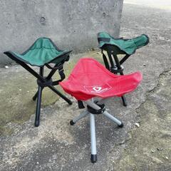  三角スツール アウトドアーチェア 折りたたみ椅子 キャンプ 椅子　