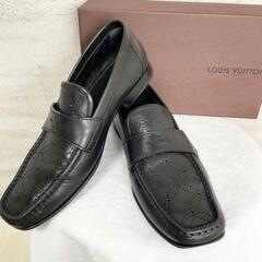 【美品】LOUIS VUITTON ルイヴィトン　革靴　モノグラ...