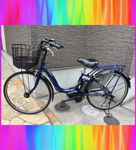 現行長生バッテリーほぼ新品！8.7Ah　ヤマハ　パスナチュラ　26インチ　 電動自転車　電動アシスト自転車　02166
