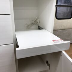 ☆ジモティ割あり☆ ニトリ 食器棚 ホワイト H191×W100×D42 