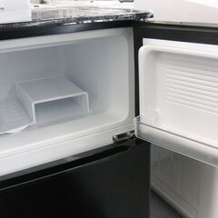 2ドア 90L 2023年製 コンパクト 冷蔵庫 RCT90BL 百Lクラス以下 ブラック系 90Lクラス comfee 札幌 手稲