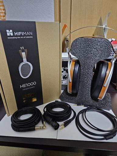 HIFIMAN 平面磁気駆動型ヘッドフォン HE1000 V2 シルバー　ハイファイマン