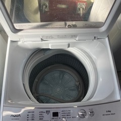 【分解洗浄済み】2022年製AQUA全自動洗濯機5kg/配送設置可能
