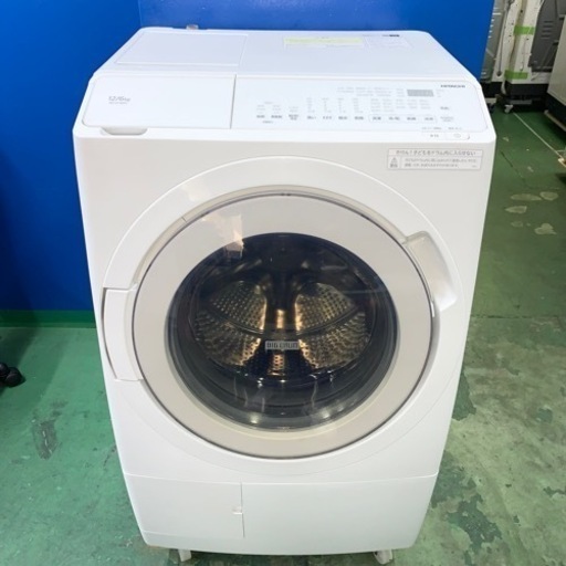 ⭐️HITACHI⭐️ドラム式洗濯乾燥機　2023年12kg美品　自動投入　大阪市近郊配送無料