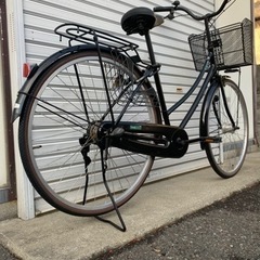 ☆前後タイヤ新古品☆   27型　内3オートライト軽快車　防犯登録料込価格︎‼︎