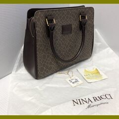 ▼ニナリッチ NINA RICCI ハンドバッグ レザー PVC...