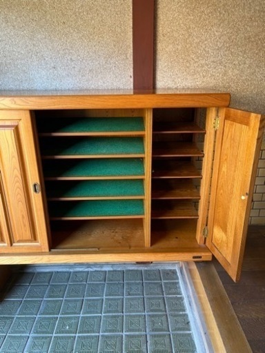 十万石印 和風 下駄箱 シューズボックス（幅150cm） 十万石印 下駄箱 シューズボックス 十万石印 和風 下駄箱 シューズ