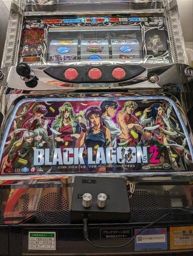 パチスロ実機 BLACK LAGOON2 コイン不要機 ID：126-012753-007