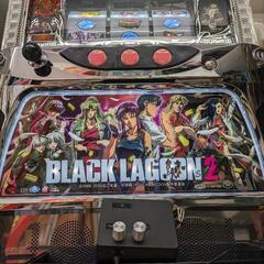 パチスロ実機 BLACK LAGOON2 コイン不要機 ID：126-012753-007