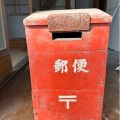 郵便ポスト 木製 昭和レトロ ビンテージアイテム