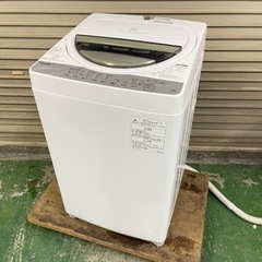 東芝　全自動洗濯機　6.0kg  ホワイト
