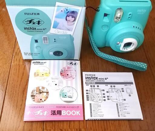 チェキ　FUJIFILM　instax mini8+　インスタントカメラ