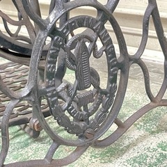 SINGER シンガー 足踏みミシン台 鉄脚 網目 ミシン脚 アンティーク 昭和レトロ