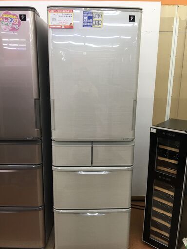 シャープ  412L 冷凍冷蔵庫   【リサイクルモールみっけ】