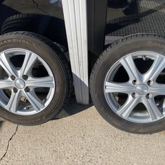 バリ山 155/65R14  SIBILLA-RZ 4.5J 4H ＋45 PCD100 4本セット ダイハツ車に装着