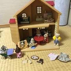 シルバニア【廃盤レア品】子ども部屋、ダイニング、トイレ洗面所、暖...