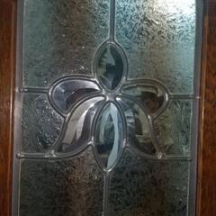 【中古品】三連パーテーション ステンドグラス