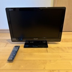 【未使用品】SHARP AQUOS 22インチ型液晶カラーテレビ 