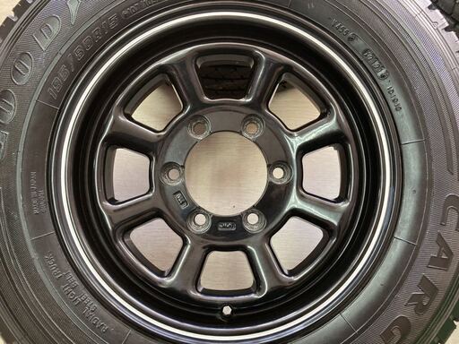 ラディアンス デイトナR2◆6J 15インチ IS30 6/139.7◆GY 195/80R15 2021年製造 溝たっぷり残っています!!200系ハイエースに!! ラディアンス デイトナR2◇6J 15インチ IS30 6/139.7◇GY 195/80R15