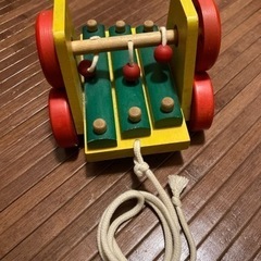 フィンランド製　木製　おもちゃ　カタカタ　木琴