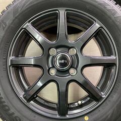 sih 4.5J 14インチ +45 4/100◆BS ブリザック VRX2 165/70R14付き◆ソリオに履いてました!!Kei スイフト ソリオなどに!!