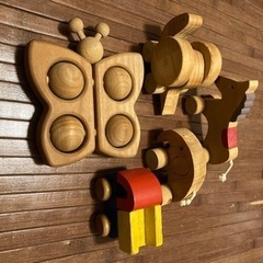 木製　ベビー用　おもちゃ　