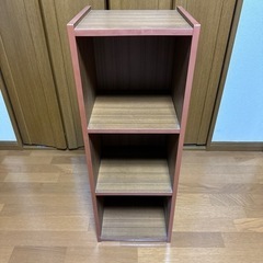 【交渉中】カラーボックス　3段ボックス　縦横可能　正方形　本棚　小物棚