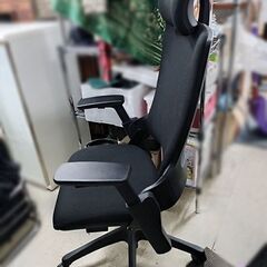 ニトリ ワークチェア メレット チェア OAチェア 椅子  幅67cm×高さ130cm×奥行68cm ブラック/黒 イス 札幌市 中央区 南12条店