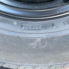 ハイエース　純正ホイールタイヤセット　新車前外し