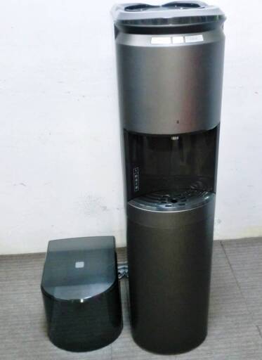 富士山の銘水　ウォーターサーバー　BSS-340　動作良好　LOHASUI 取扱説明書付き　メタリックブラック　HOT/COLD　スリム
