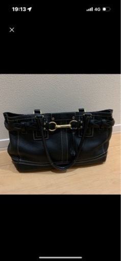 本革　COACH トートバッグ　レザー