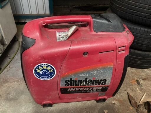 シンダイワ　1.4KVA　インバーター発電機