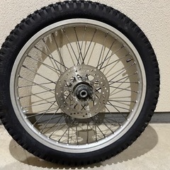 セロー225W 4JG1 フロントホイール　9.5割山ツーリスト付き