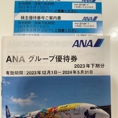 ANA 株主優待券　2枚セット