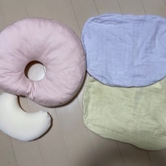 エスメラルダ　インサート式ドーナツ枕　専用カバー2枚付き