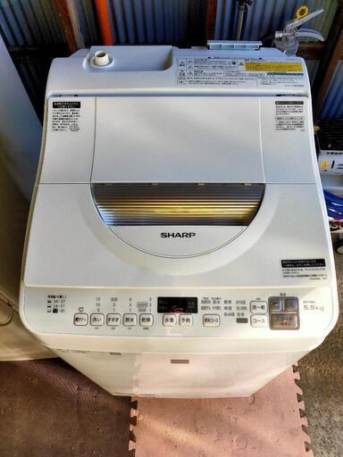 ☆シャープ☆　洗濯乾燥機　2018年製　ES-T5E5