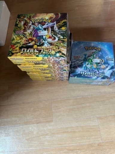 ポケモンカードシュリンク付き7box