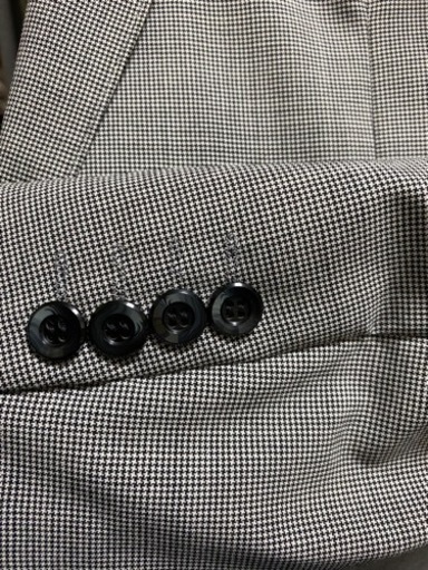 美品✨15号 HILTON セットアップ スーツ LiberO ストレッチ プレミアムスタイリッシュスーツ【ツーパンツ】【Super100's