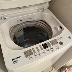 ハイセンス(Hisense)ホワイト6kg 洗濯機