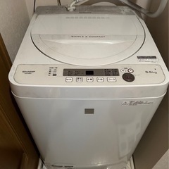 お取引決定　美品　SHARP 洗濯機5.5kg
