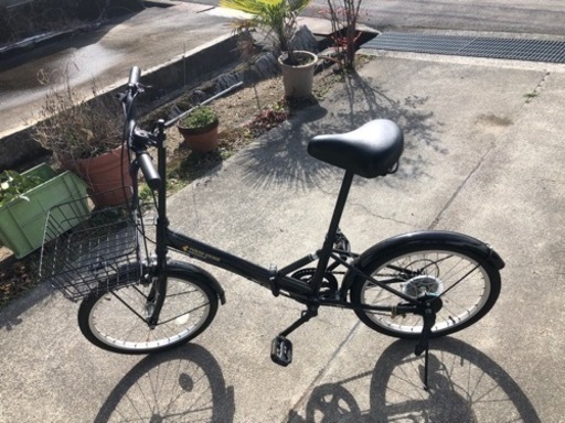 取引完了　ご質問いただいた方、ありがとうございました。3段変速　折りたたみ自転車